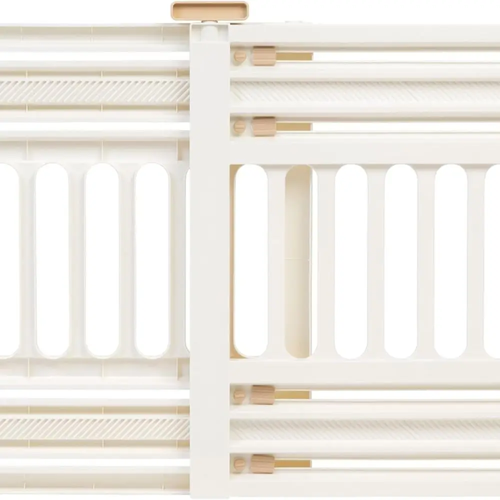 

24"-39" Dog Gate, Adjustable Indoor Pet Barrier, Pet Gate for Puppy, Small Dog, Cat, Easy Twist-to-Lock for Doorways & Stairs, P