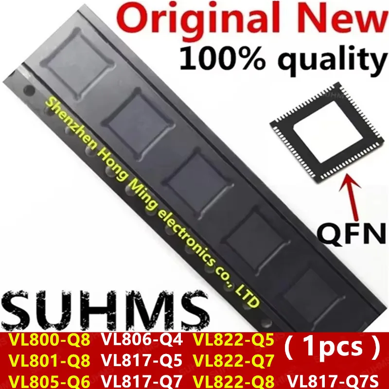 (1 個) 100% 新しい VL800-Q8 VL801-Q8 VL805-Q6 VL806-Q4 VL817-Q5 VL817-Q7 VL817-Q7S VL822-Q5 VL822-Q7 VL822-Q8 QFN