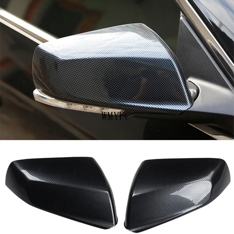 Fit For Buick Lacrosse 2013-2015 Carbon Fiber Car Interior Rear View Mirror Case Cover Car Styling Accessories 2Pcs/set