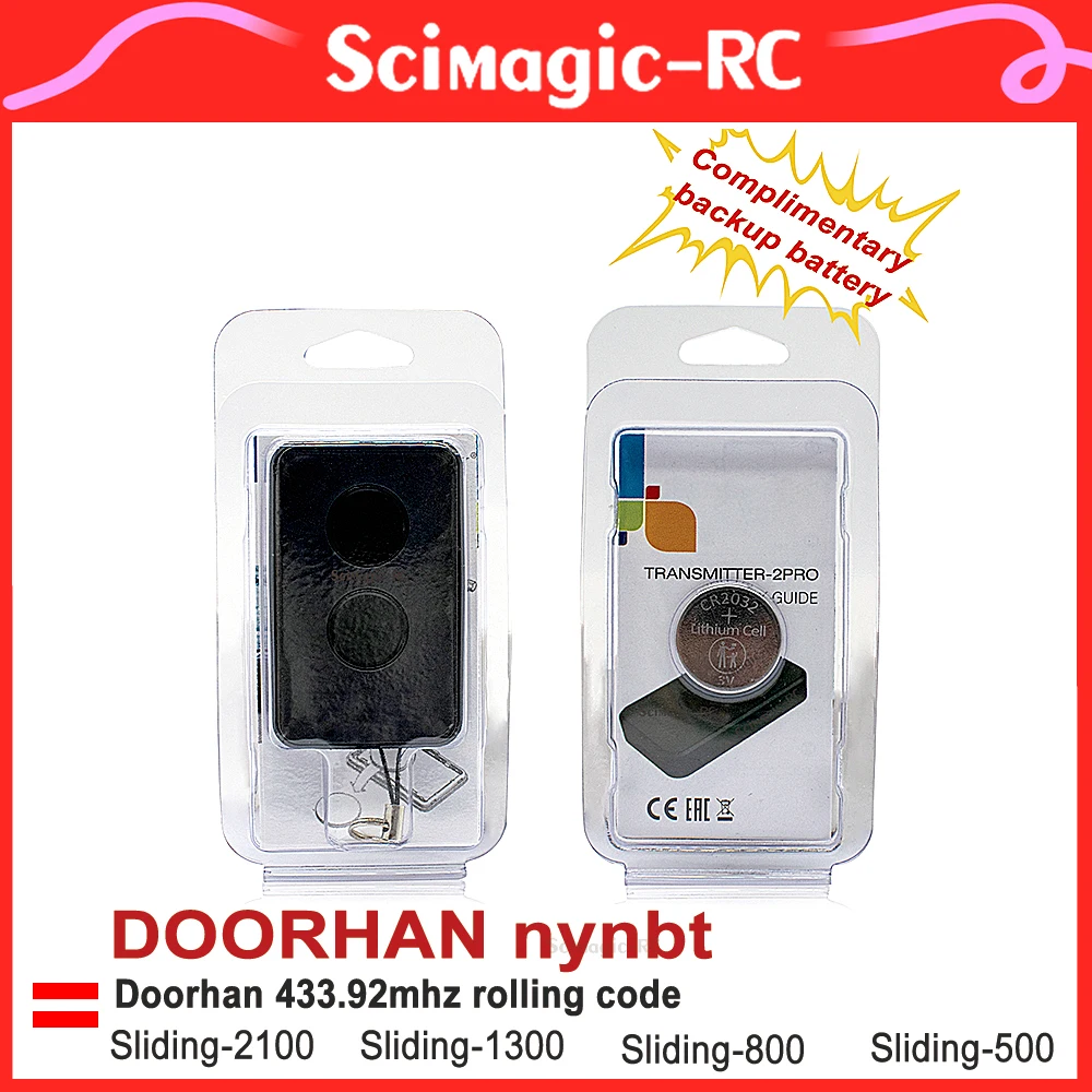 Передатчик 2 4 Pro Пульт дистанционного управления в гараже. Для 433,92 МГц Rolling Code DOORHAN Transmitter-2 4 Pro Брелок для открывания дверей