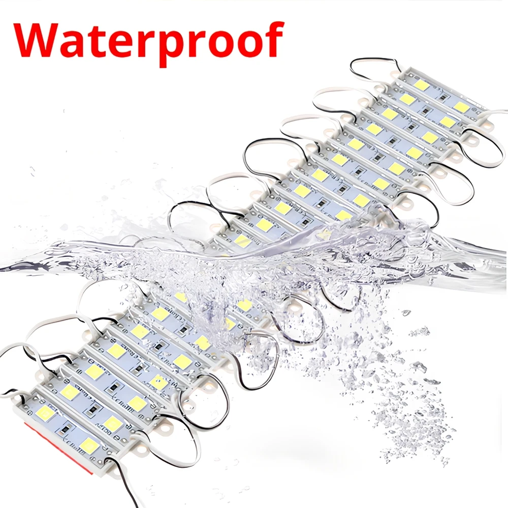 20Pcs Mini Led TV Lamps Module DC 12V 5054 2LED Modules Waterproof Backlight Advertisement Lights Design Brighter Than 5050 3528