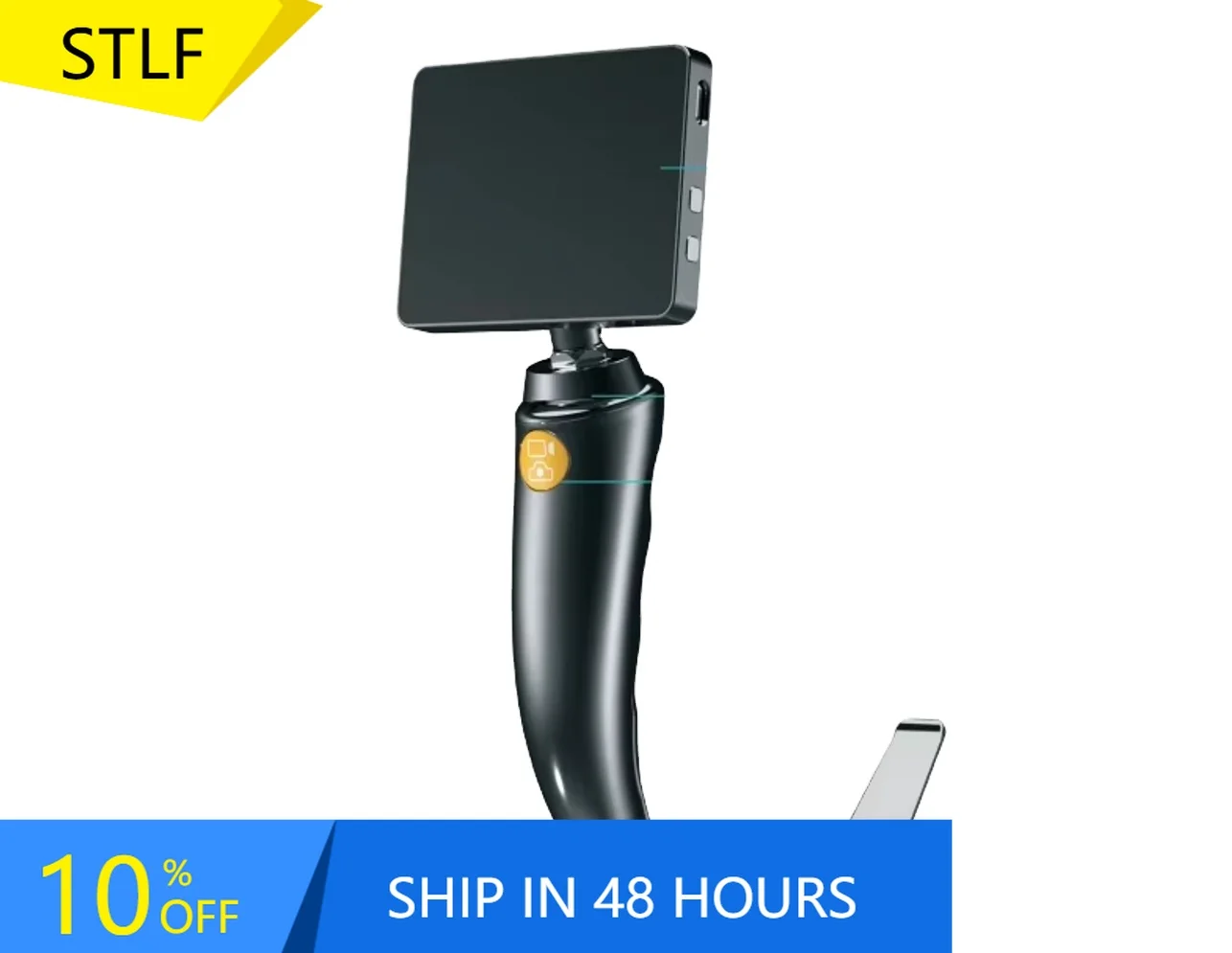 Full Metal Body Video Laryngoscope  2MP HD  CE Certified  Heavy-Duty Medical Device