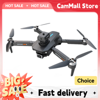 Mini Drone E88S 4K HD Dual Camera Foldable 360° Obstacle Avoidance WiFi FPV Brushless Quadcopter Helicopter for Kids