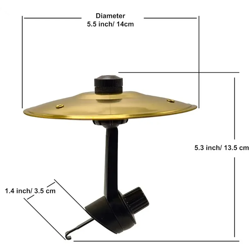 Afbeelding 7: Auto Air Vent Mini Drum Crash Cymbal Hand Shooting Fidget Toy Stress Relief Muziekinstrument Grappig Auto Interieur Decor Cadeau