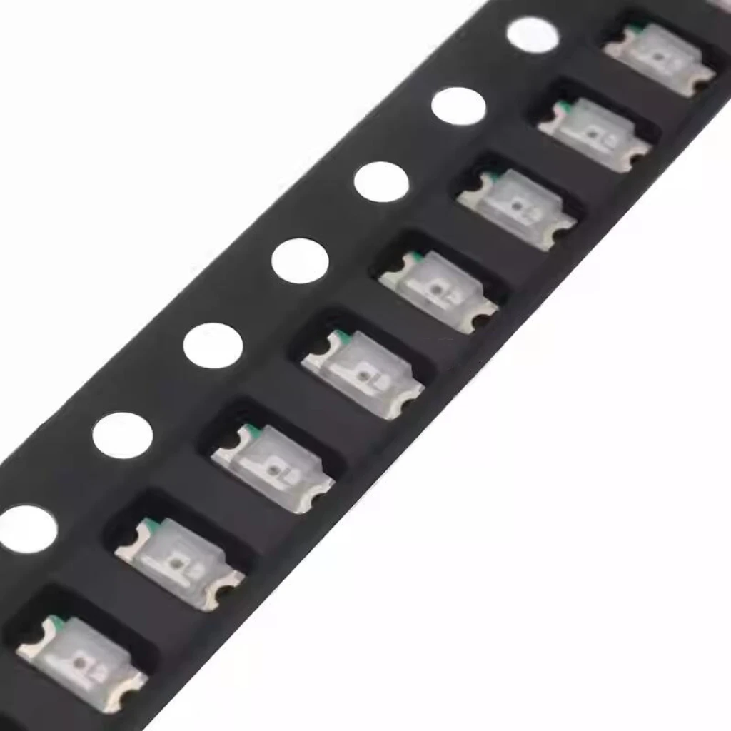 50PCS 1206 SMD LED High-Brightness Chips (Red/Yellow/Blue/Emerald Green/Warm White/Orange/Purple/Ice Blue/Pink)