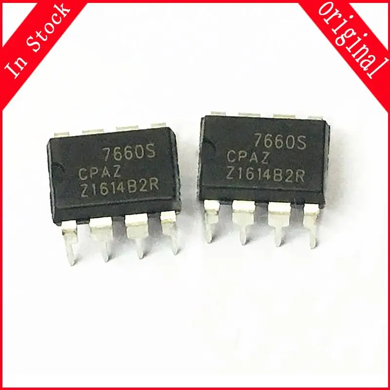 10pcs/lot ICL7660SCPAZ ICL7660 DIP-8 ICL7660SCP 7660SCPAZ DIP8 In Stock