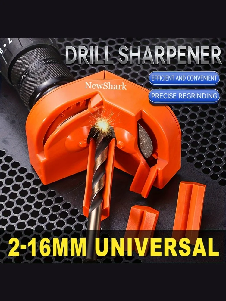 Multifunktionaler Spiralbohrer-Schleifer, 2-16mm Schlagbohrmaschine, Verschleißfester Diamantschärfer, Bohrer-Schleifwerkzeug