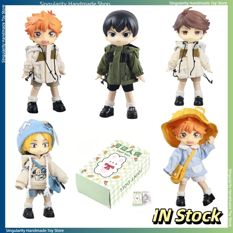 【 In Stock 】Single Claw Grinding Ob11 Whole Child Volleyball Teenager Clay Man Anime Handmade Birthday Gift Movable Doll BJD