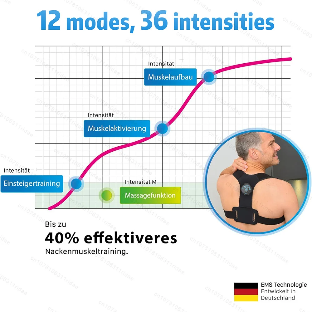 

Корректор осанки EMS: регулируемый бандаж для шеи, тренажер для дома и офиса, пояс для коррекции осанки и поддержки плеч
