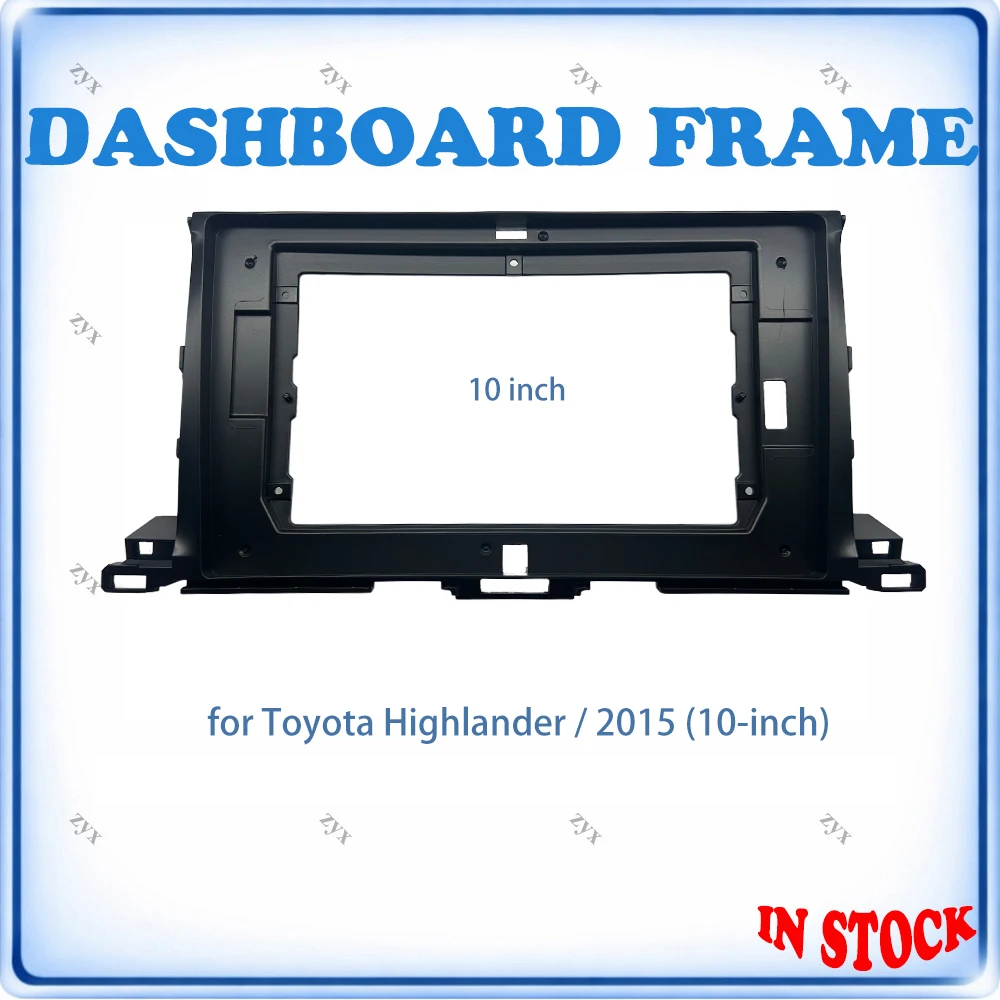 

Рамка для автомагнитолы Toyota Highlander 2015, 10 дюймов, с проводкой Canbus