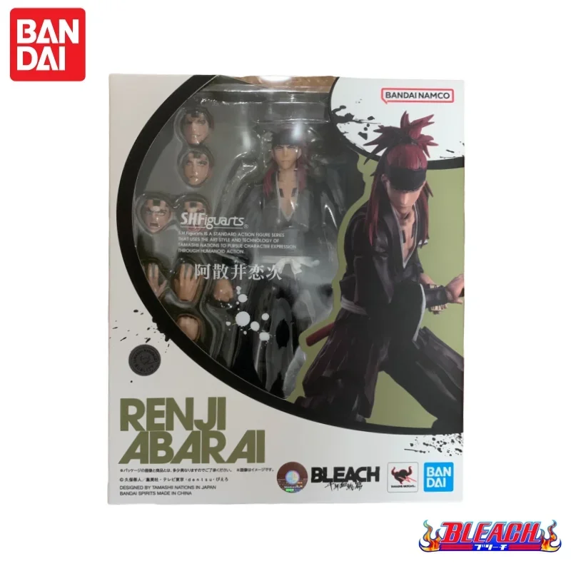 

In Stock Bandai Original Shfiguarts Action Figure Bleach Abarai Renji Model Doll Brand New Boxed Anime Action Figures Toys