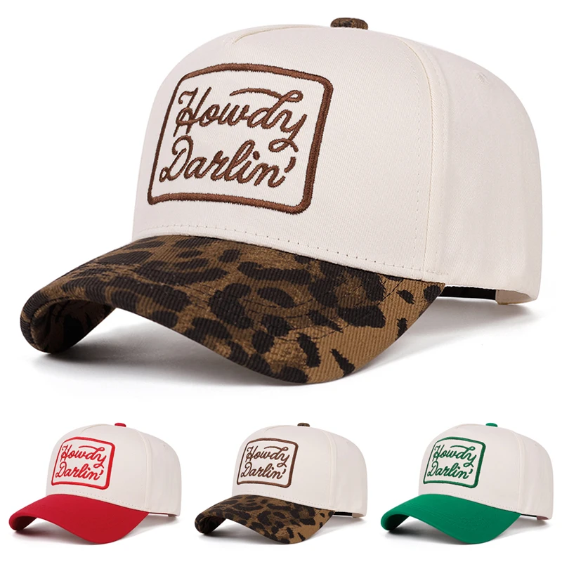2026 Modische Neue Baseballkappe mit Buchstaben-Howday-Stickerei Hip-Hop Skateboard-Mütze Outdoor Alltags-Dekoration Sonnenschutz-Kappe Unisex