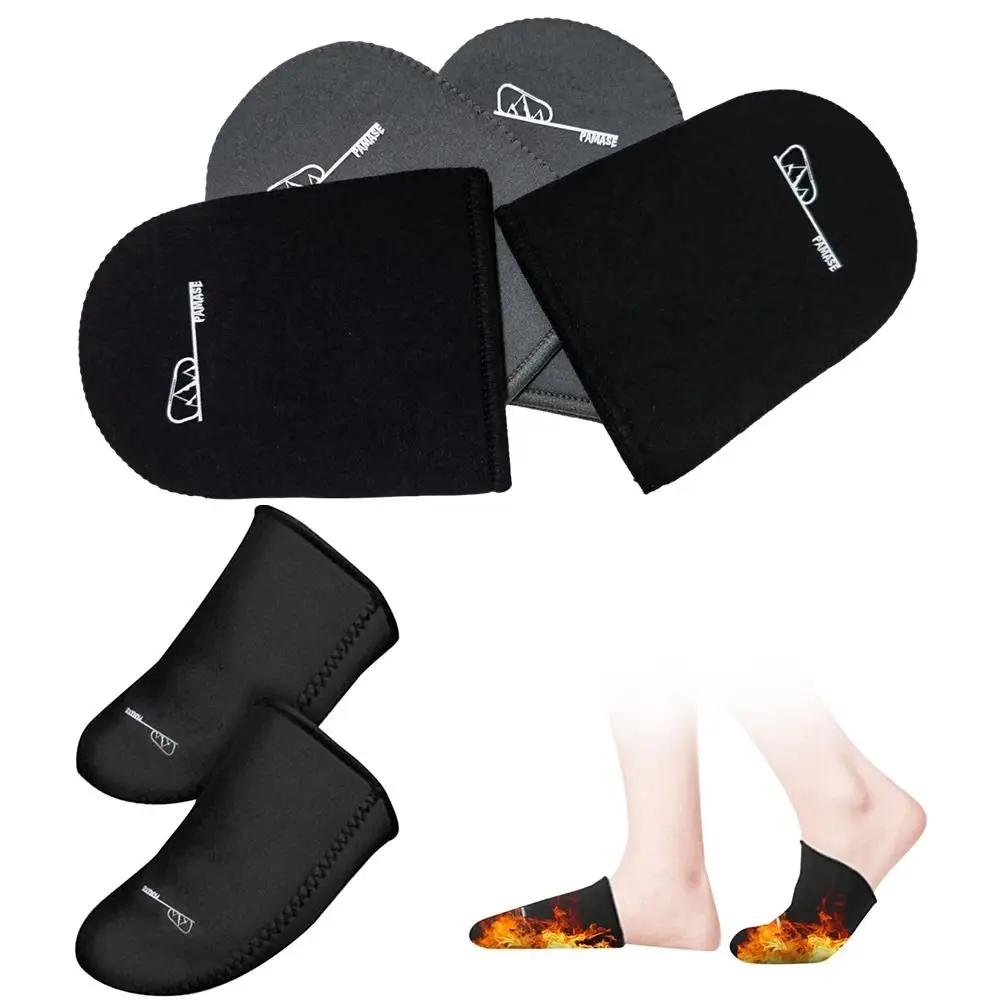 Winter Toe Covers Skiing Feet Warmers Thermal Feet Shoe Warmers Neoprene Elastic Toe Warmers
