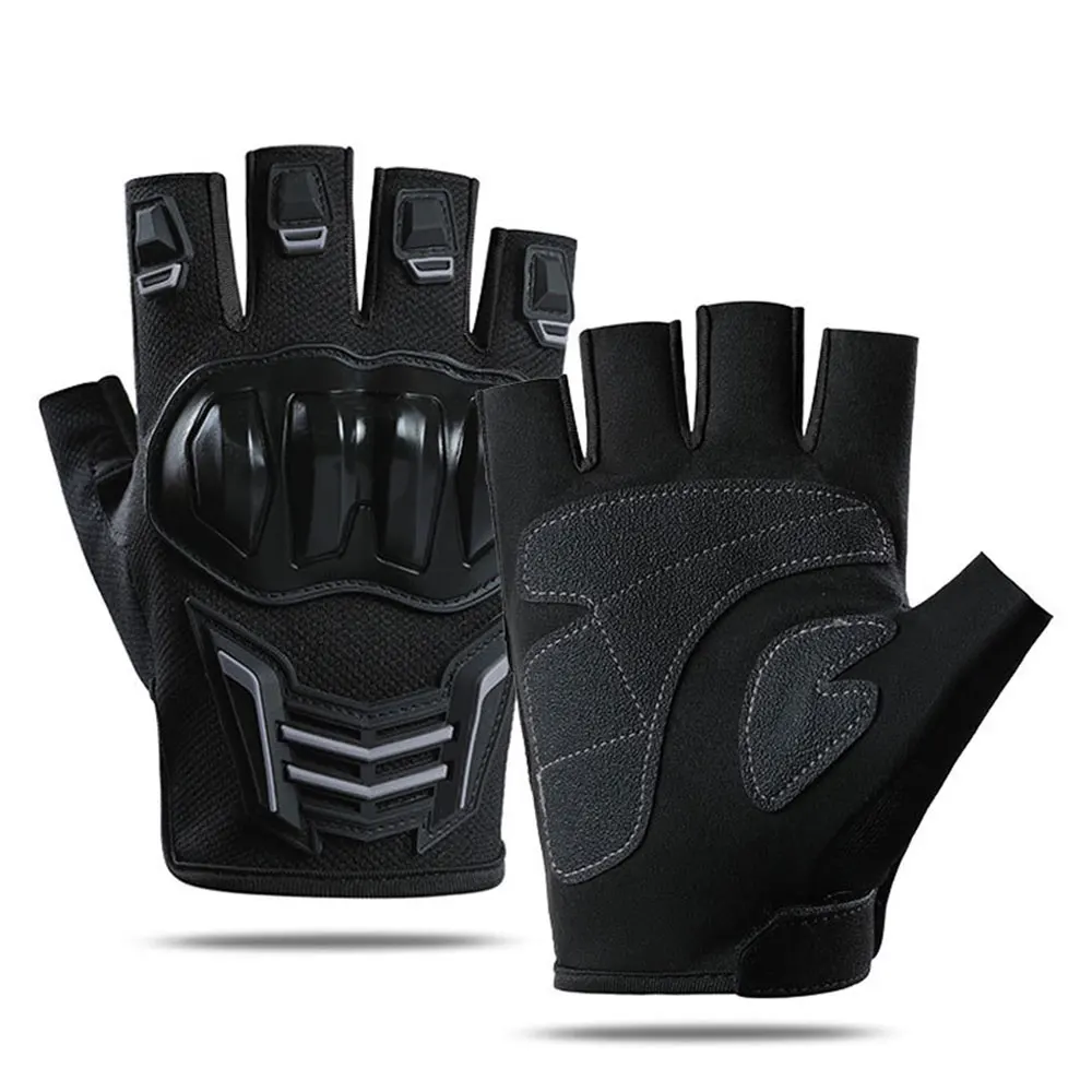 تنفس دراجة نارية قفازات الصيف نصف اصبع Guantes موتو الرجال دراجة نارية قفازات ركوب الخيل واقية والعتاد ATV MTB قفازات ركوب الدراجات #3