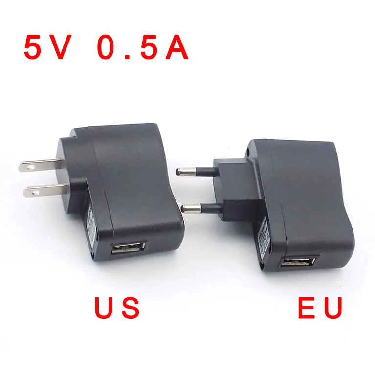 5V 0.5A 500mAh Micro USB Charger Universal 100V 240V AC to DC Power Supply Adapter Travel W28