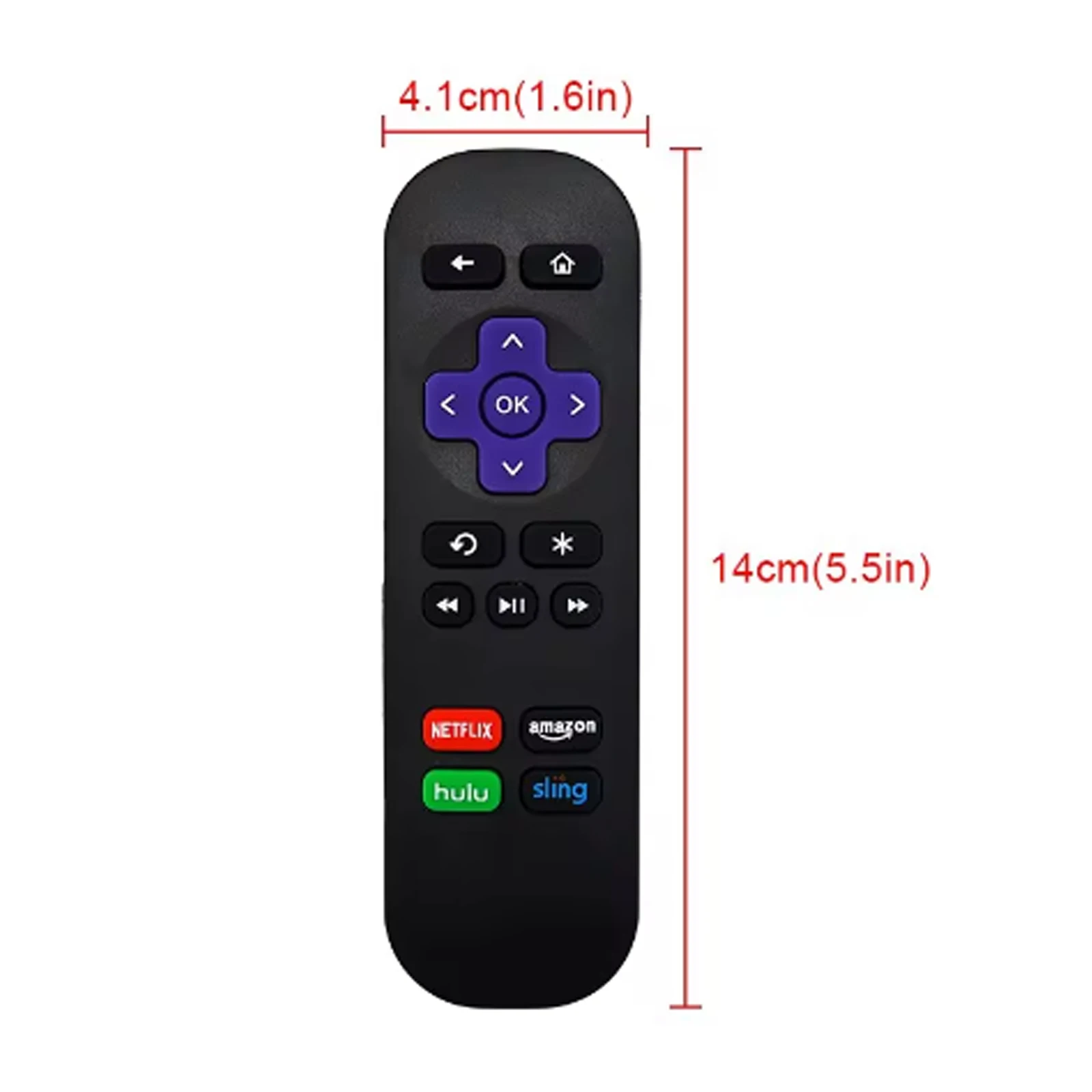 Rc680 Remote Control for Roku Express, for Roku Premiere, for Roku Box, for Roku Play Roku 1 2 3 4 [Not for Any Stick Or TV]]