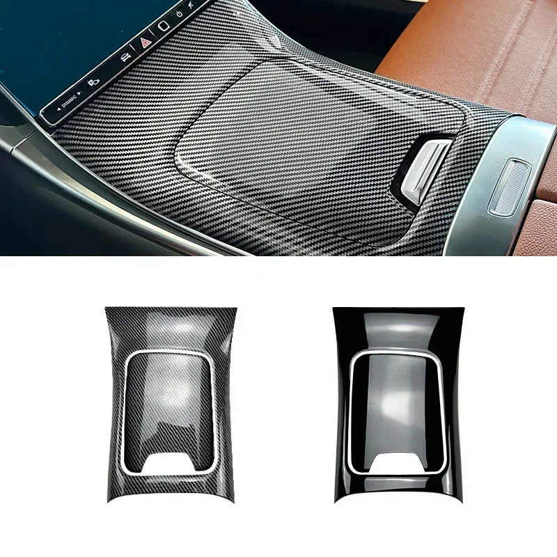 Car center console panel cover sticker left hand drive sticker frame suitable for Mercedes Benz GLC Class X254 GLC260 GLC300