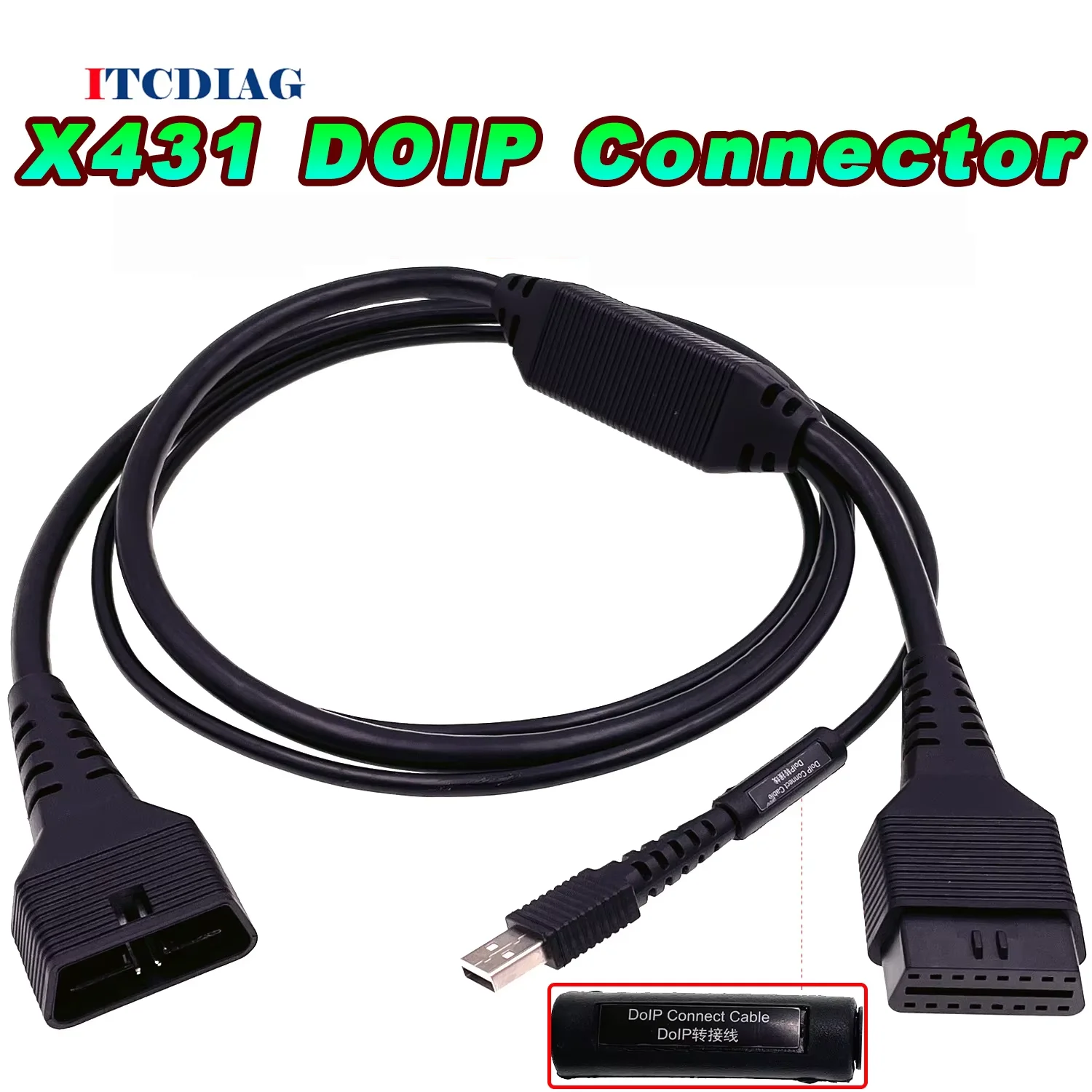 

Оригинальный Кабельный разъем Launch X431 DBScar7 DOIP 16-контактный адаптер для DBScar VII DBScarVII DBScar 7 работает с автомобильными протоколами Doip