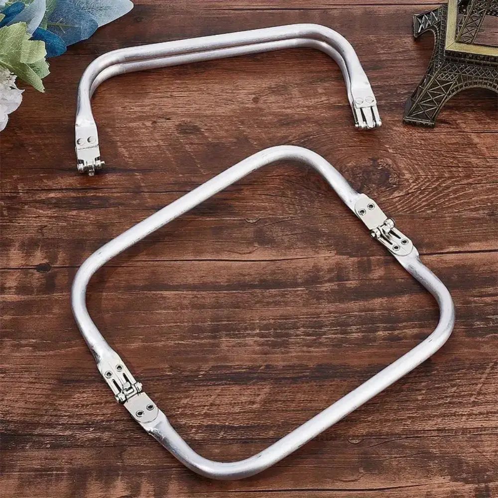 Hot Sale Aluminum Alloy Tube Frame Handle For Clutch Bags Wallets DIY Durable Handbag Accessory Purse Frame Aluminum Pipe Clamp