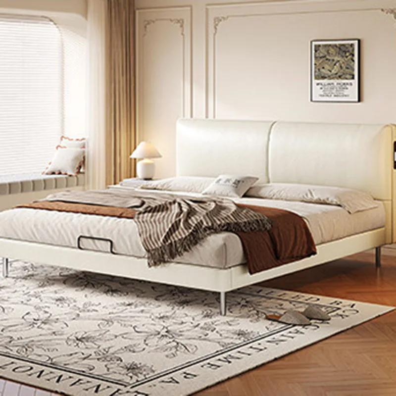 

Safe Frame Bed Simple Space Saving Wooden Design European Modern Double Bed Full Girls Letto Matrimoniale Lounge Suite Furniture