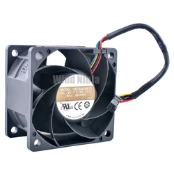 DBTA0638B2S 6cm 60mm fan 60x60x38mm DC12V 3.15A 4pin 16300rpm Dual ball bearing high-speed cooling fan for server power supply