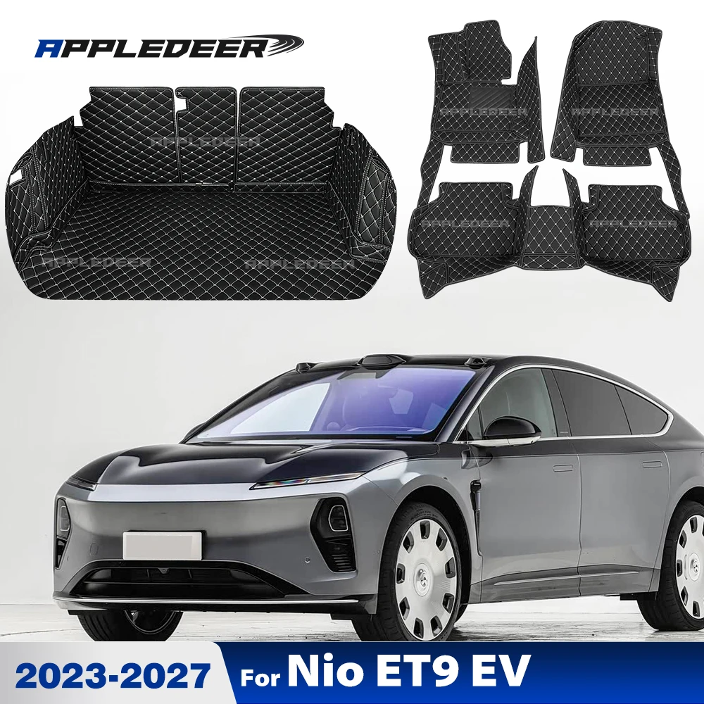 

Car Floor Mats For Nio ET9 EV 2023-2027 2026 2025 2024 Car Trunk Mats Dirt-Proof Waterproof Scratch-Resistant