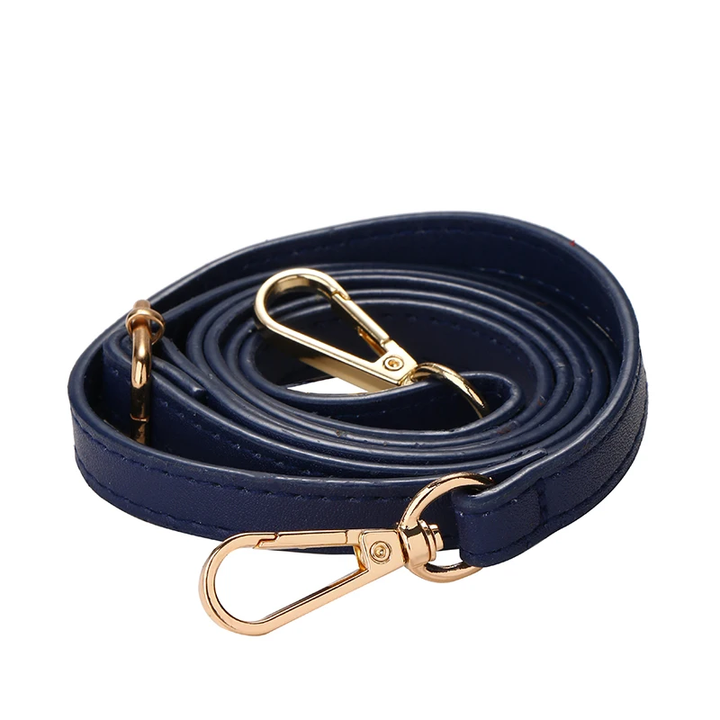 125cm Plain Weave Bag Shoulder strap DIY Handle PU Leather Strap Belts Buckle Shoulder Bag Accessories Long Belts Bag Strap