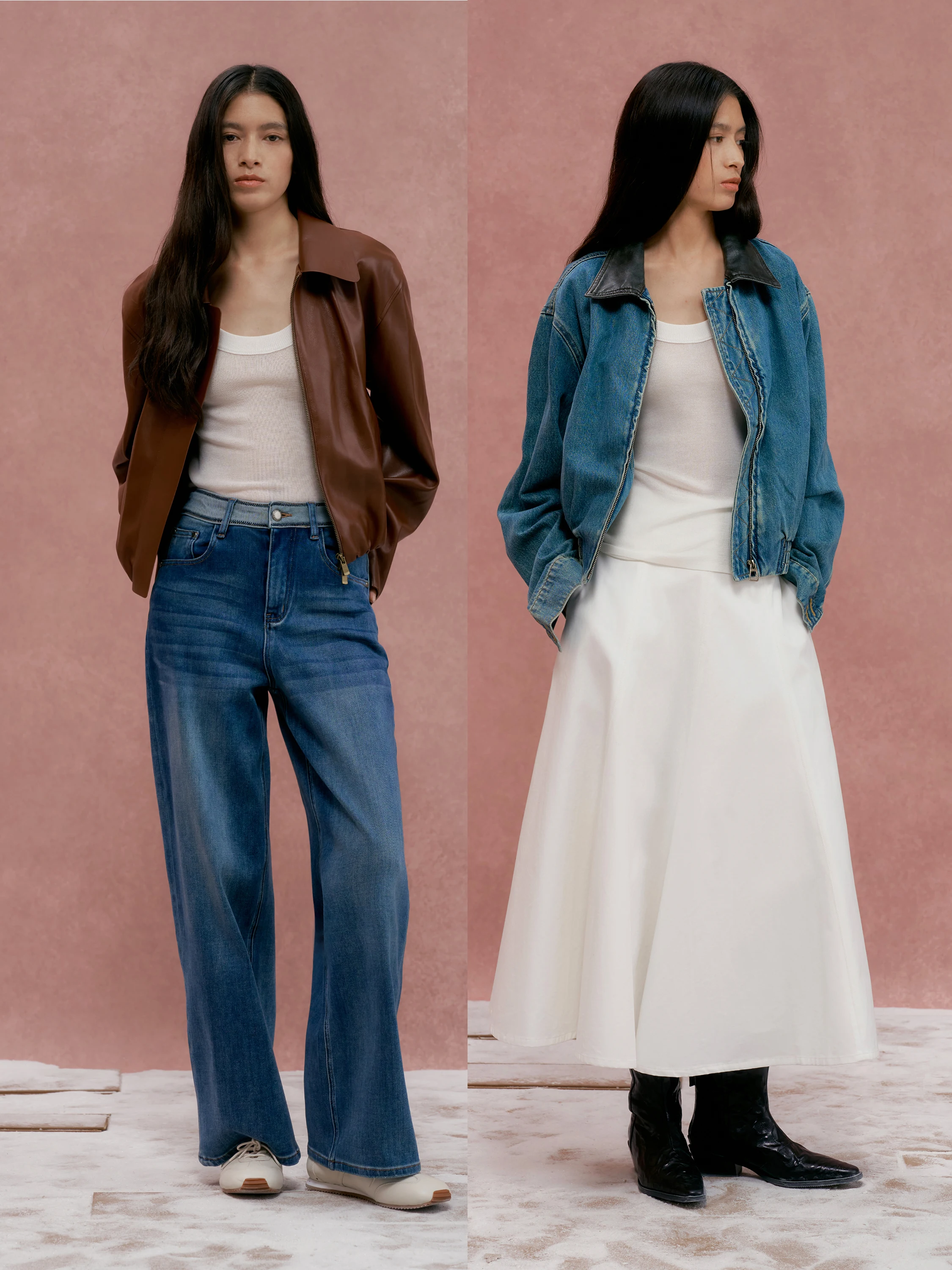 

TANSOP Модная универсальная базовая футболка с длинным рукавом и U-образным вырезом, облегающая, однотонная, простая, для ношения под одеждой, осень-зима