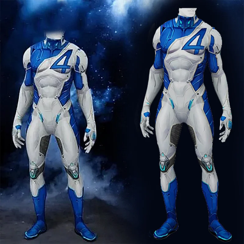 НОВАЯ игра Rivals Mr Fantastic 4, PS5, боди из спандекса для косплея супергероя, зентай, комбинезоны