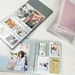 A5 Photo Album D Shape 3 Ring Pu Laser Photocard Binder 10x15 15x21 Collector Book Scrapbook Album Idol Card Holder Stamp Album