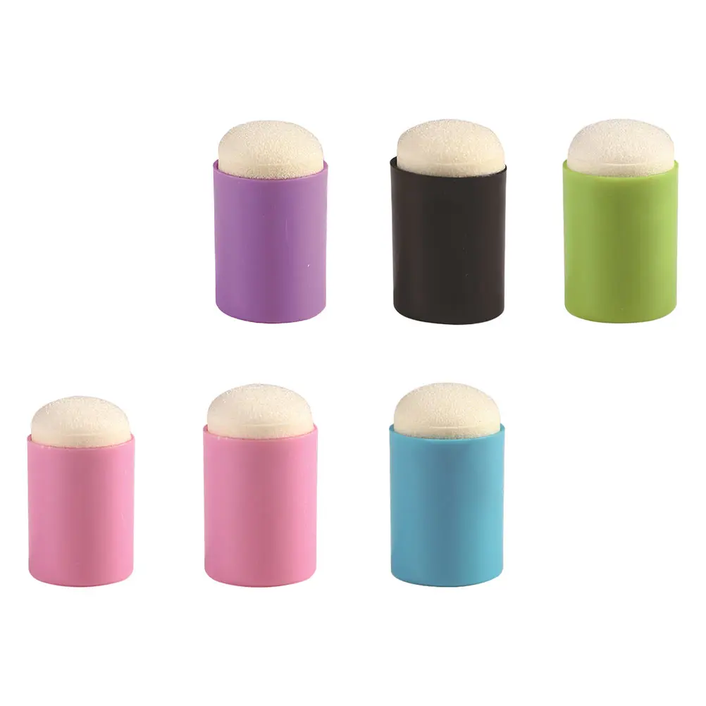 

6 Pcs Handbook Ink Clay Finger Cover Sponge Paint Applicator Applicators Painting Sponges Small Dauber for Crafts