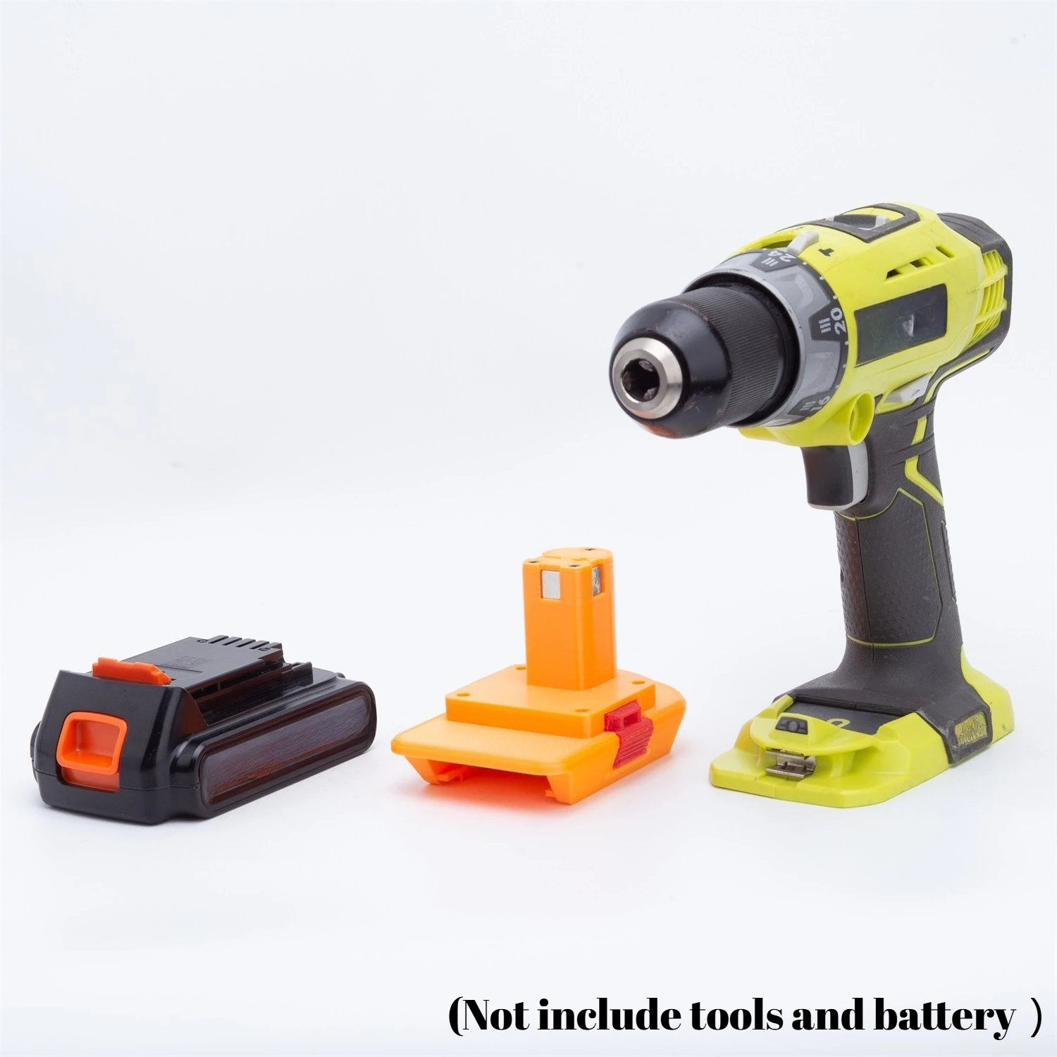 

Converter ﻿Adapter For Black&Decker 20V Lithium Battery To Worx 20v/ Ridgid /Ryobi / Bauer 18v Power Tools (Only Adapter)