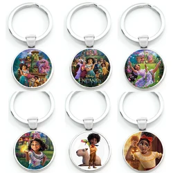 Brelok do kluczy Disney Movie Encanto Mirabel Park Colombia Cartoon Release Date Anime Breloczek do kluczy Decor Pendant Badge