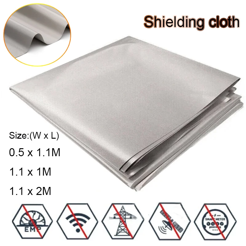 1meter/2meter Fabric Shielding Block Signal Wifi EMI LF RF Anti Radiation Conductive Magnetic EMF Cloth Anti Signal Interfer