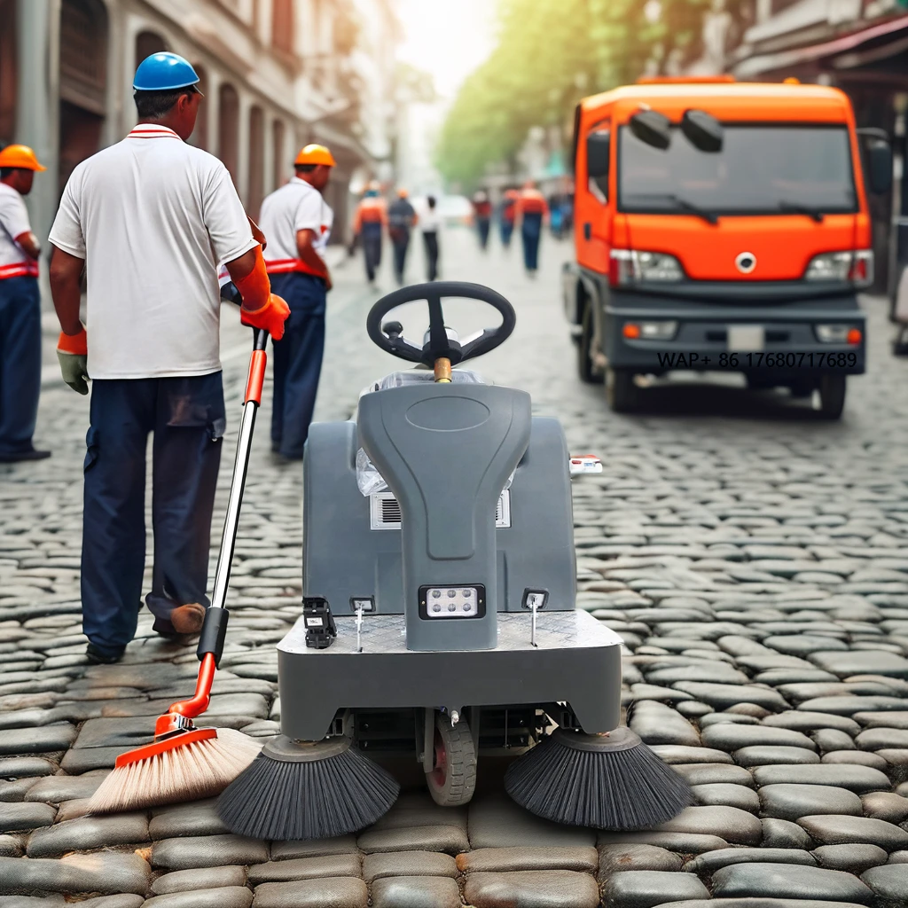 

Professional China Ride on Floor Sweeper Automatic Cleaning Machine Street Cleaning Sweeper
