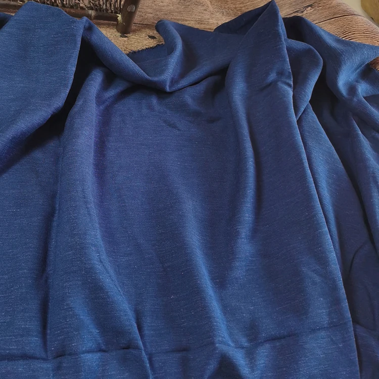 

High quality linen cotton tissu Natural fiber is breathable and hygroscopic fabric Summer pants cheongsam robe top fabrics