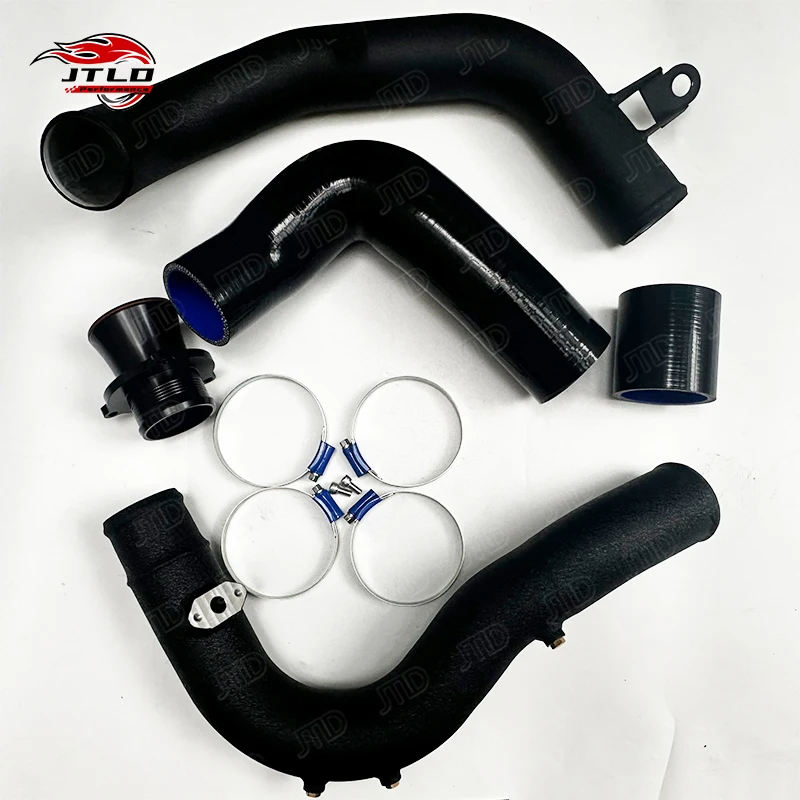 JTLD Aluminum Air Cold Intake System Charge Pipe For VW Golf EA888 Gen3 A3 S3 8V MK7 G TI MK7R 1.8T 2.0T Charge Pipe Kit