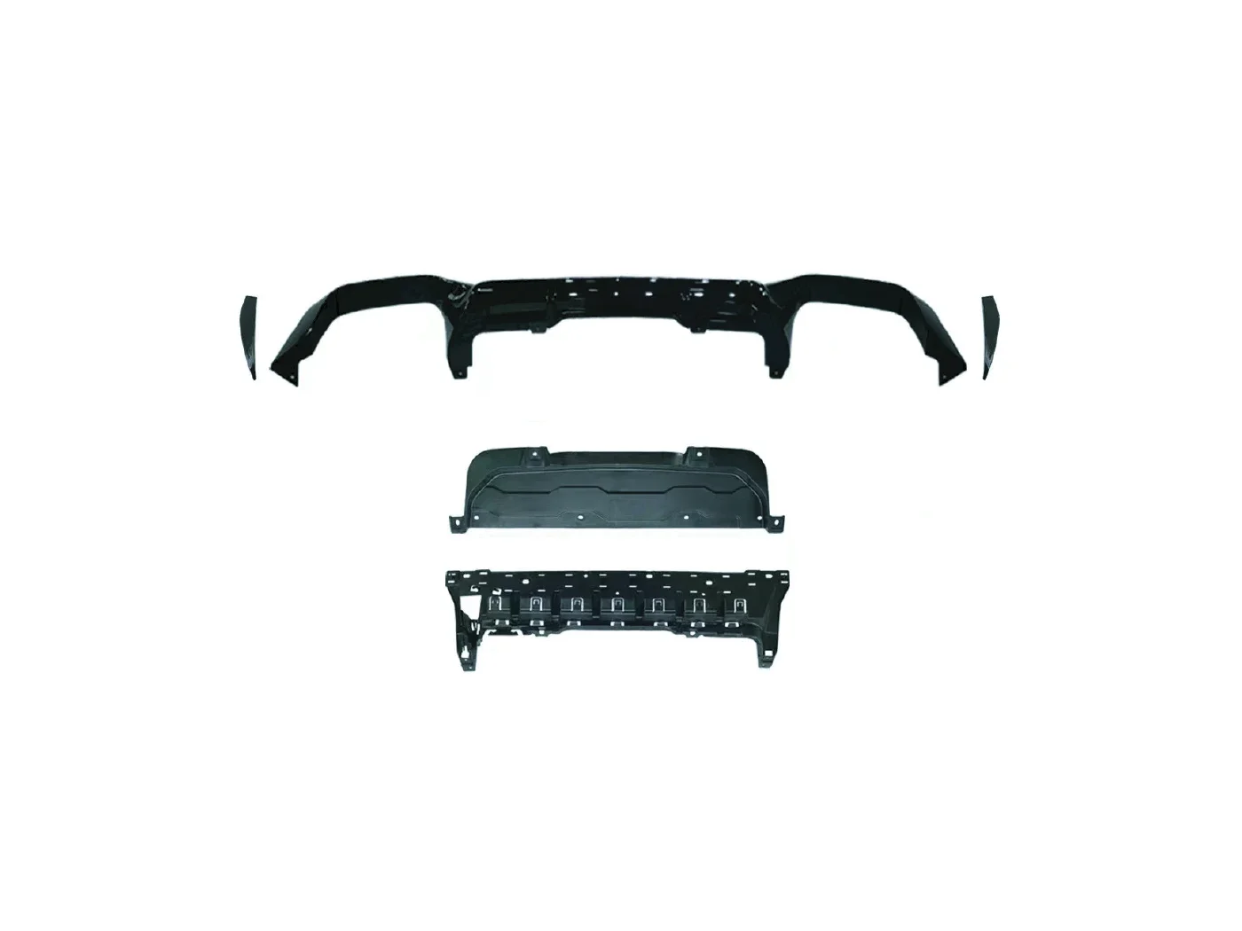 طقم هيكل G02 لـ X4 G02 (2022-2025) ترقية X4M تعديل bodykit X4 upgard إلى المصد الأمامي X4 M