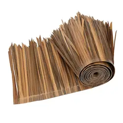 Straw Roof Thatch Fake Multipurpose 1M Fitments Simple Using Decoration Grass Skirting Roof DIY for Garden Bar Tiki Bar Outdoor