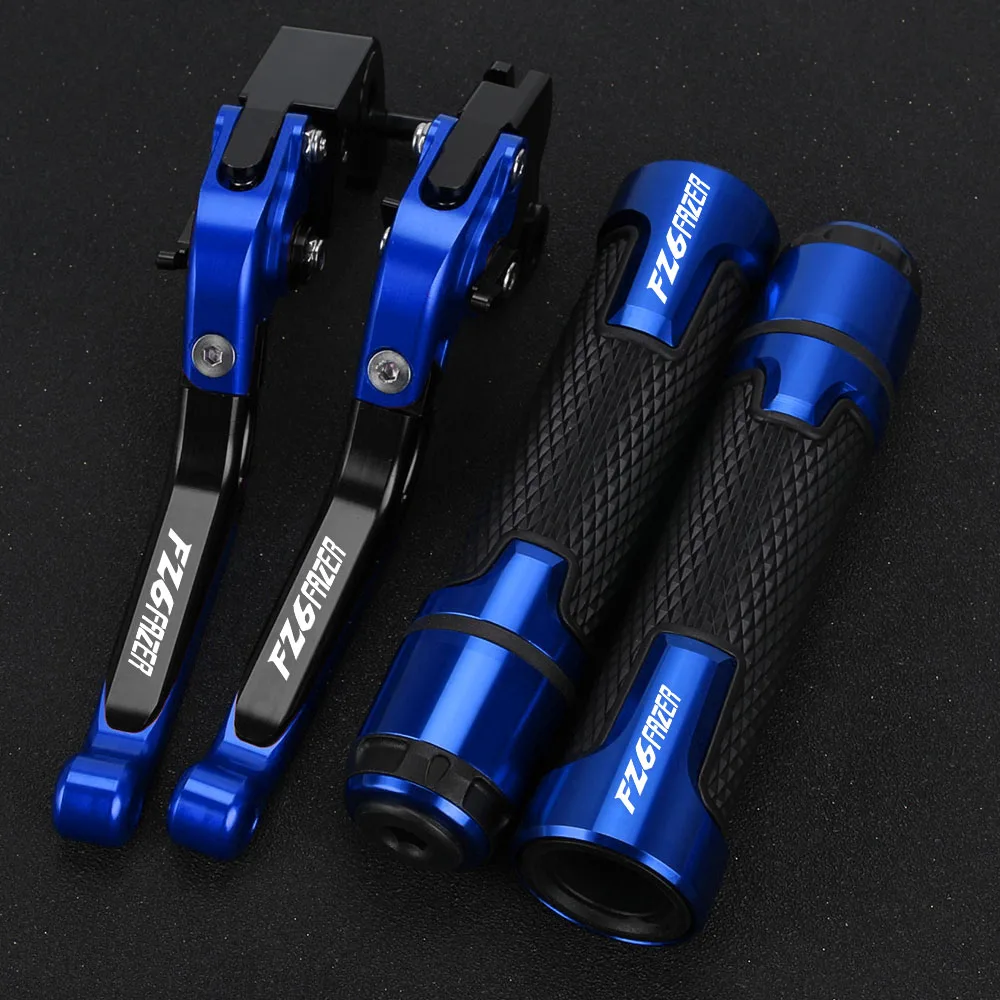 

For YAMAHA FZ6FAZER FZ6 FAZER FZ-6 2004 2005 2006 - 2010 Motorcycle Accessories Brake Clutch Levers Handle Handlebar Grip Ends