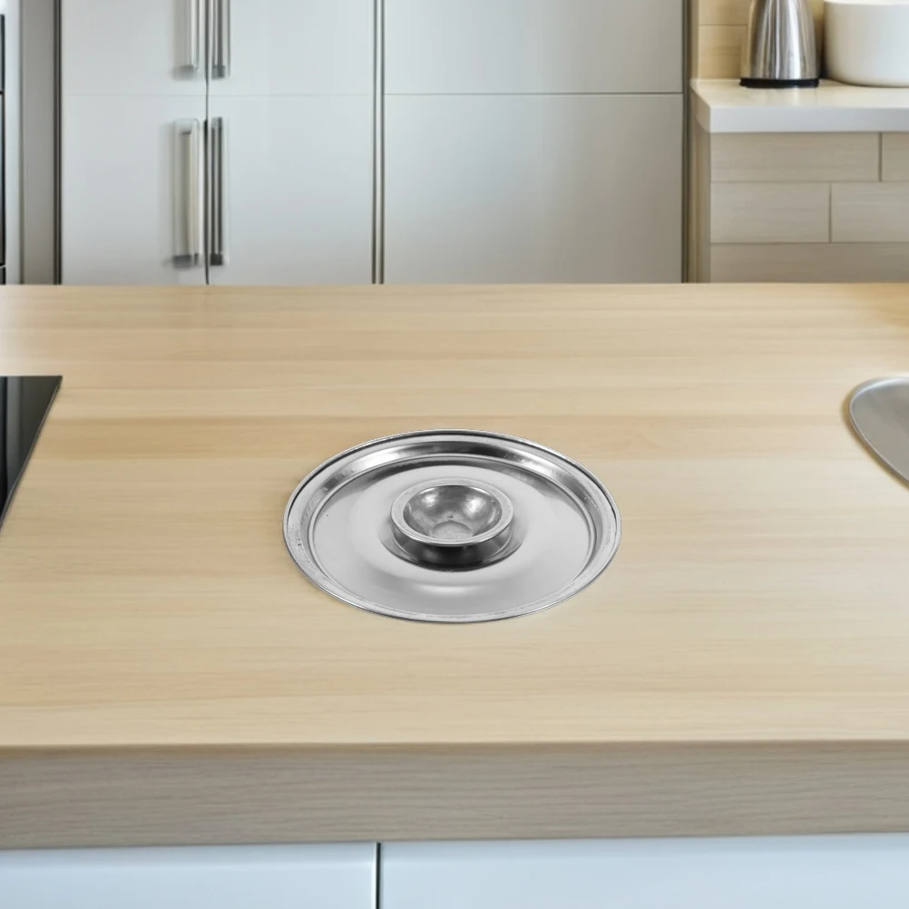 

Stainless Steel Bowl Lid Cookware Replacement Pan Cover with Knob Cooking Round Mini Pot
