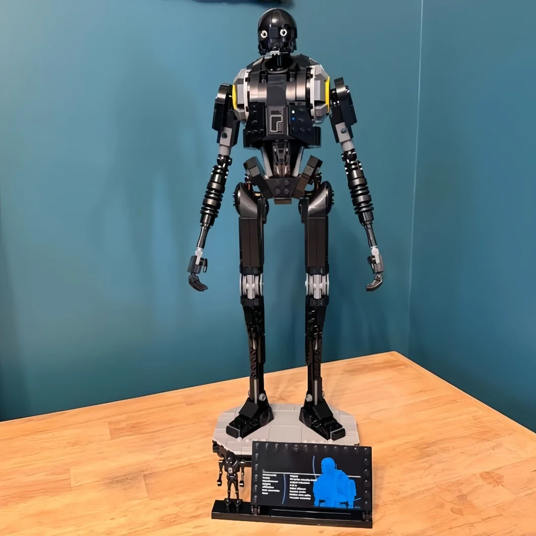 

845, новый робот безопасности Space War k-2so0, фигурка человека, сборка строительных блоков, можно собранть. K-2so0 безопасный робот коллекция