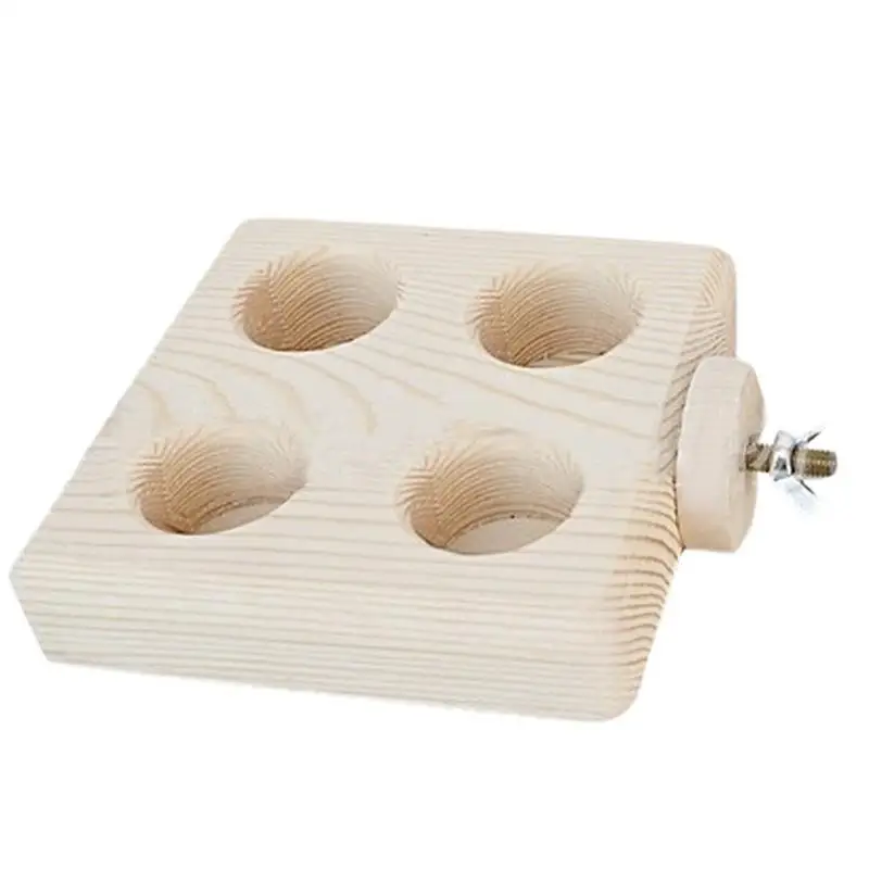 

Wooden Bird Foraging Box Toy Feeder Puzzle Toys For Parrot Bird Toys For Bird Perches In Cage For Cockatiel African Grey Macaw