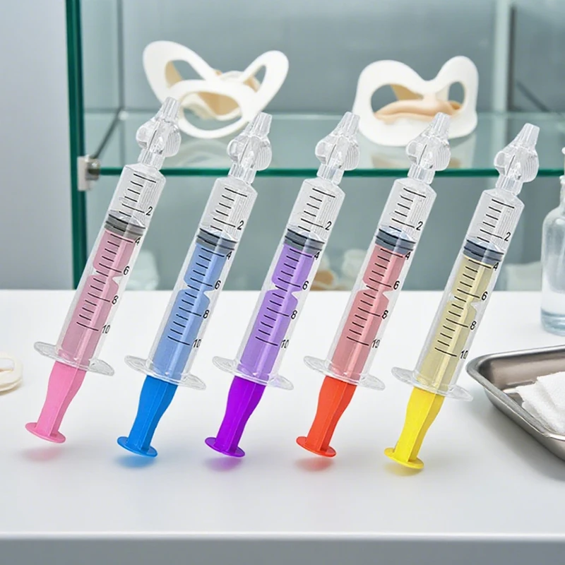 Jeringa para bebé, aspirador Nasal de silicona, aspirador Nasal para recién nacido, lavadora Nasal para rinitis, herramienta de tubo de aguja para nariz limpia para niños