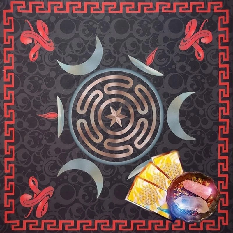 

Square Pendulums Mat Altar Tablecloth Board Game Card Pad Runes Tablecloth