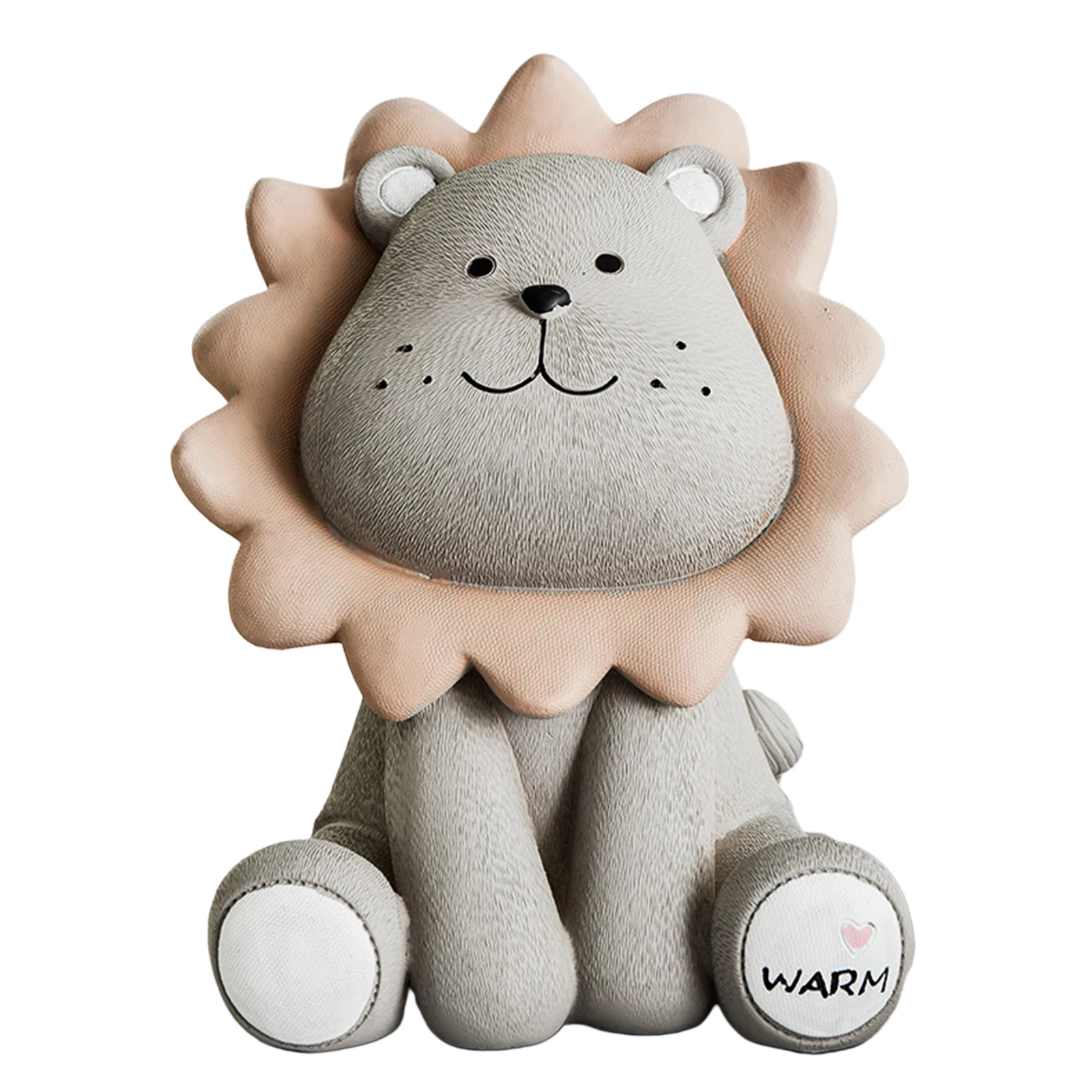 Figurines Lion Piggy Bank Saving Box Ornaments Money Box Coin for Child Gift