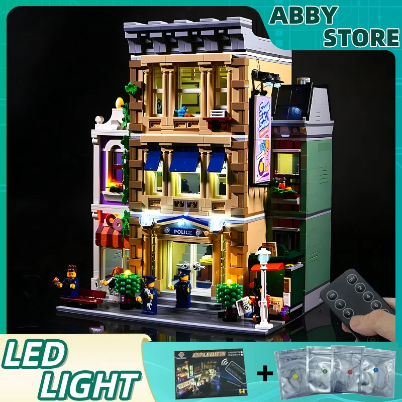 Diy Rc Led Light Kit Voor Lego 10198 Vierkante Postkantoor (Alleen Led Licht, Zonder Blokken Model)