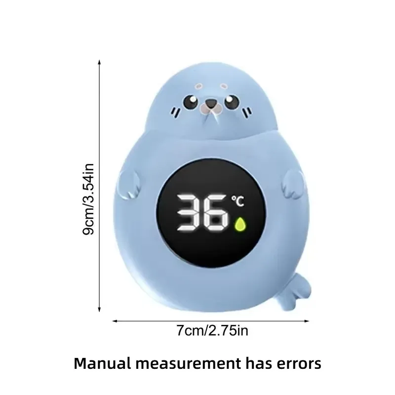 For Baby Bath Thermometer Temperature Monitor Hot Cold Water Resistant Temperature Warning Monitor Upgraded Sensor LED Display