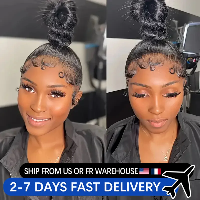 Bone Straight 13x4 HD Transparent Lace Frontal Wigs For Women 30 Inch 13x6 Lace Front Human Hair Brazilian 4x4 Lace Closure Wigs