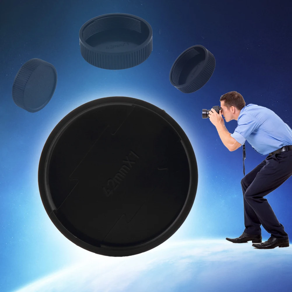 10pcs Cameras Rear Cap Cover Protective Anti-dust s Caps For All M42 42mm Screw Camera Portable Reusable Plastic Lens Dust Cover